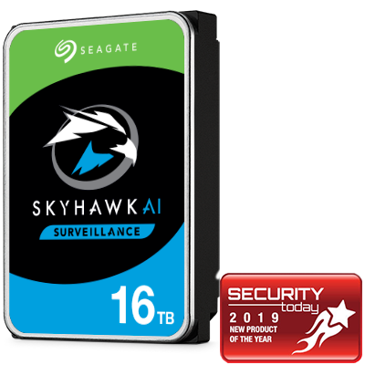 Dysk Seagate SkyHawk AI do systemów monitorowania – obraz produktu